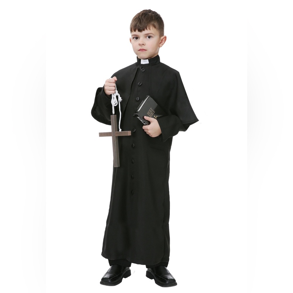 Kids Deluxe Priest Costume